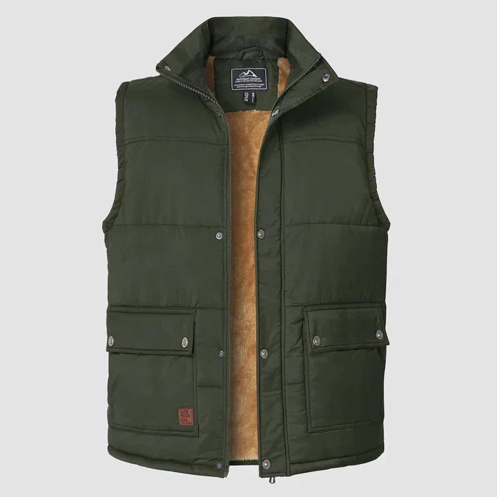 Gewatteerde Buitenbodywarmer Norvik met Zakken