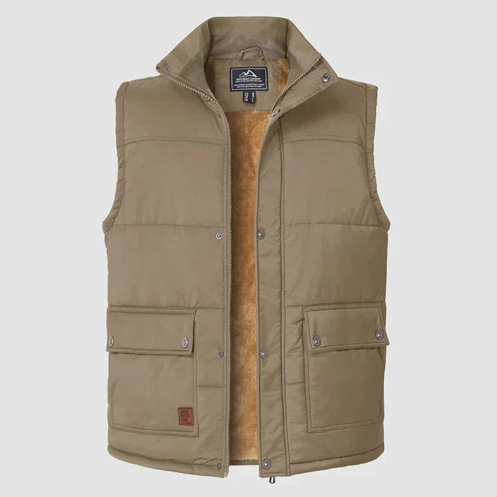 Gewatteerde Buitenbodywarmer Norvik met Zakken