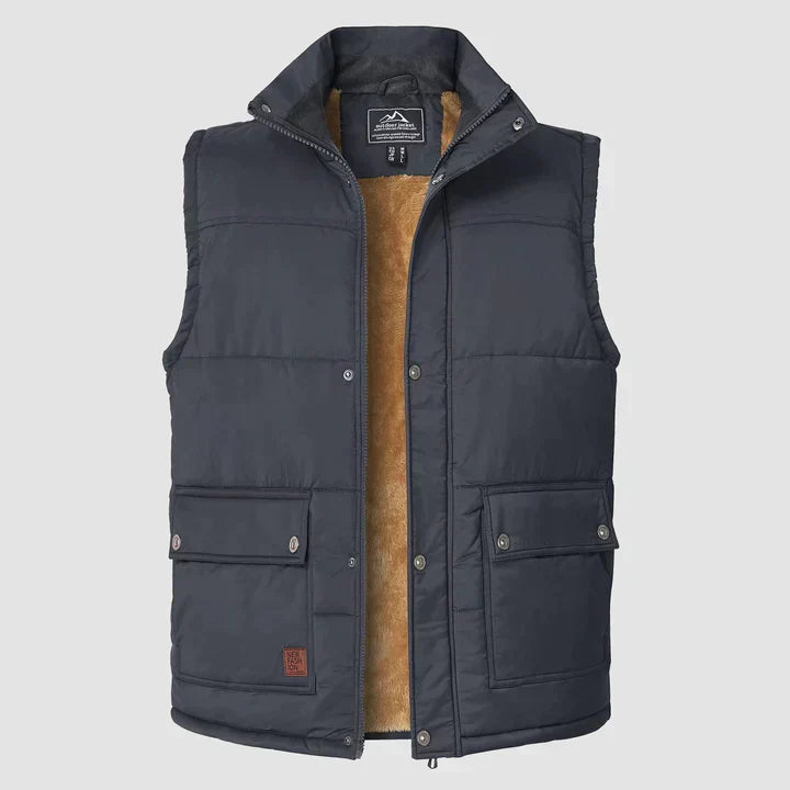 Gewatteerde Buitenbodywarmer Norvik met Zakken