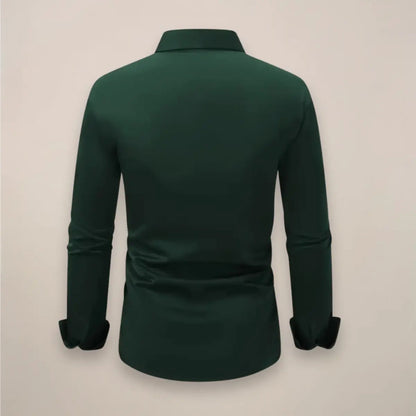 Moderne heren slim fit overhemd Luvano met stretch comfort