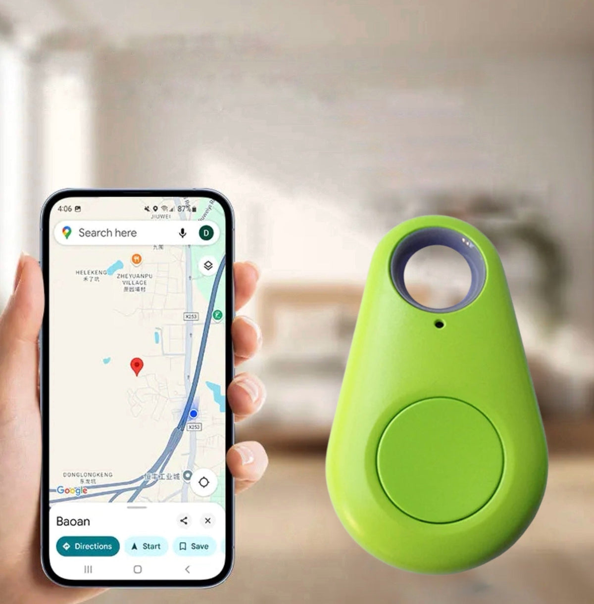 Compacte GPS-locatieapparaat voor kinderen, huisdieren en voertuigen – Veiligheid in real-time in je zak