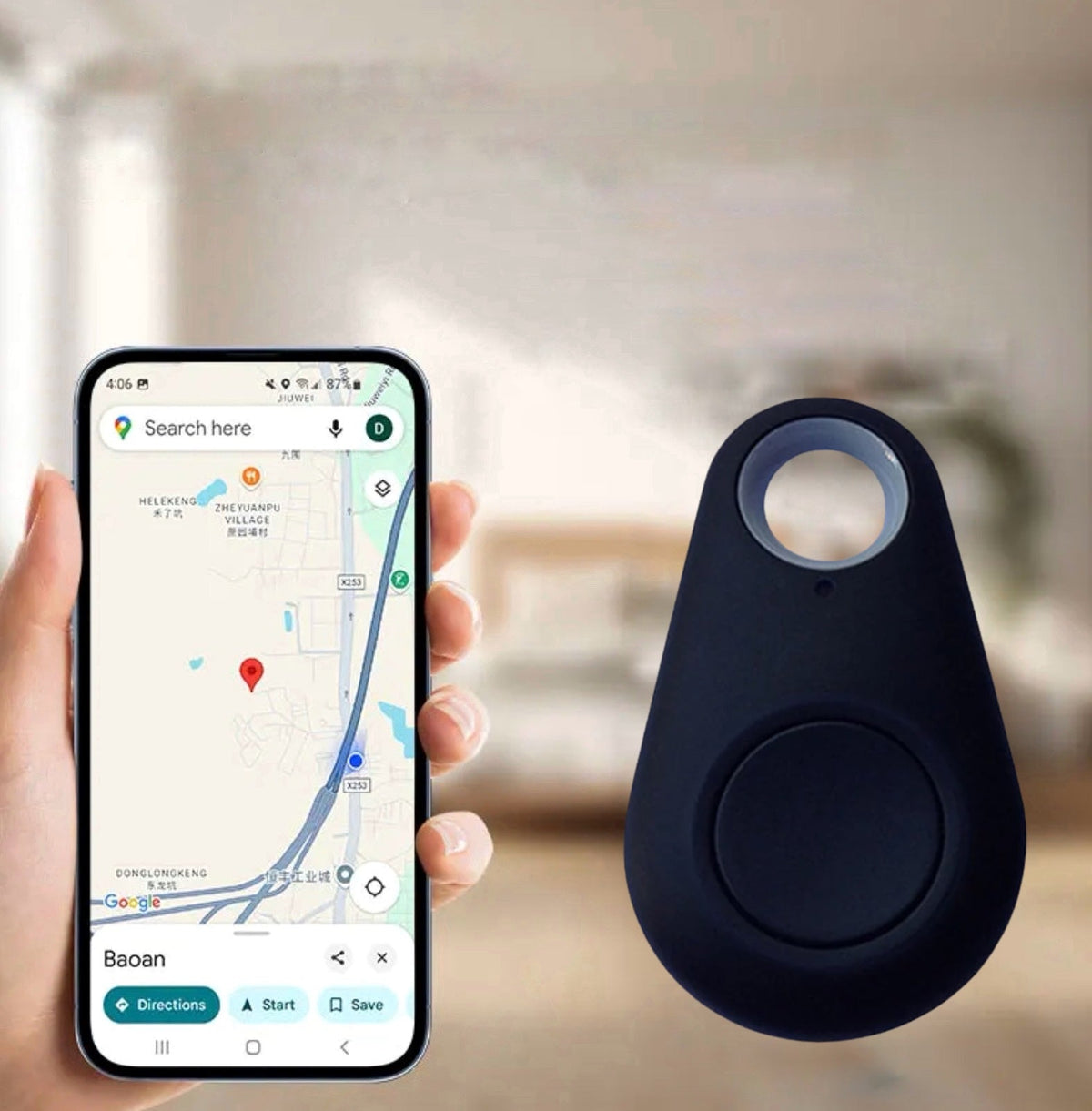 Compacte GPS-locatieapparaat voor kinderen, huisdieren en voertuigen – Veiligheid in real-time in je zak