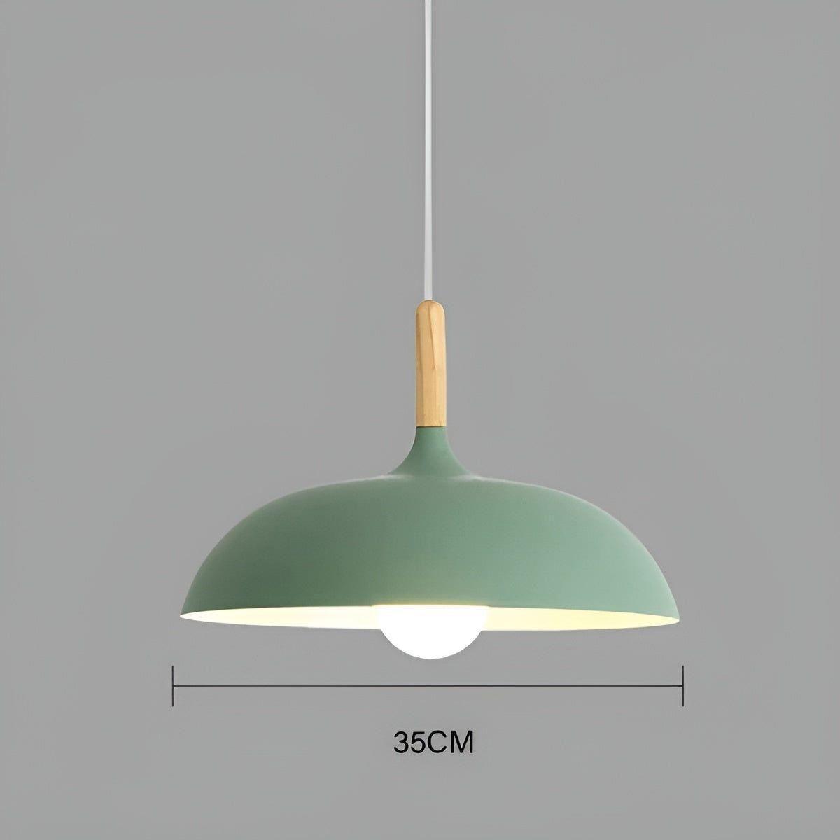 Scandinavische Eiken Hanglamp 1,5 Meter – E27 LED Verlichting