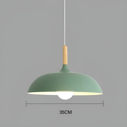 Scandinavische Eiken Hanglamp 1,5 Meter – E27 LED Verlichting
