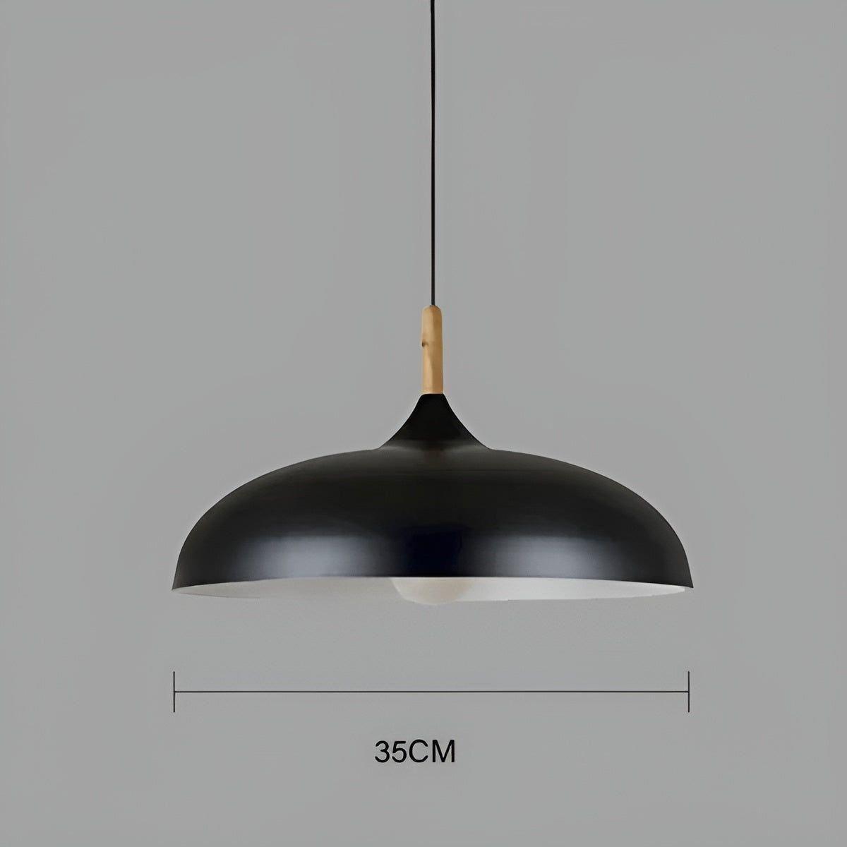 Scandinavische Eiken Hanglamp 1,5 Meter – E27 LED Verlichting