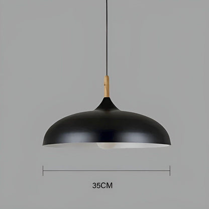 Scandinavische Eiken Hanglamp 1,5 Meter – E27 LED Verlichting