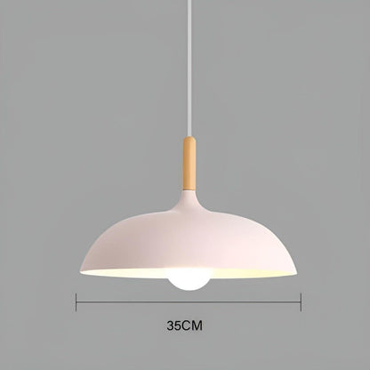 Scandinavische Eiken Hanglamp 1,5 Meter – E27 LED Verlichting