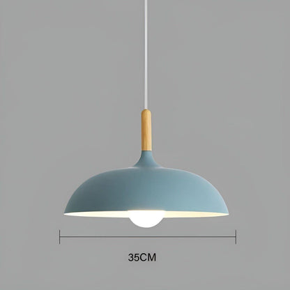 Scandinavische Eiken Hanglamp 1,5 Meter – E27 LED Verlichting