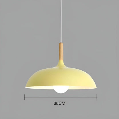 Scandinavische Eiken Hanglamp 1,5 Meter – E27 LED Verlichting