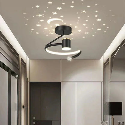 Maanster Plafondlamp – LED Sterrenverlichting met Warm Licht