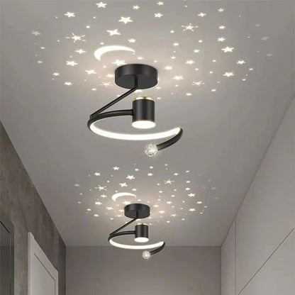 Maanster Plafondlamp – LED Sterrenverlichting met Warm Licht