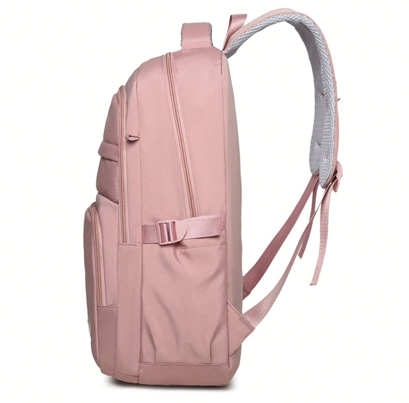 Roze Meisjes Rugzak met Laptopvak en Waterafstotende Stof