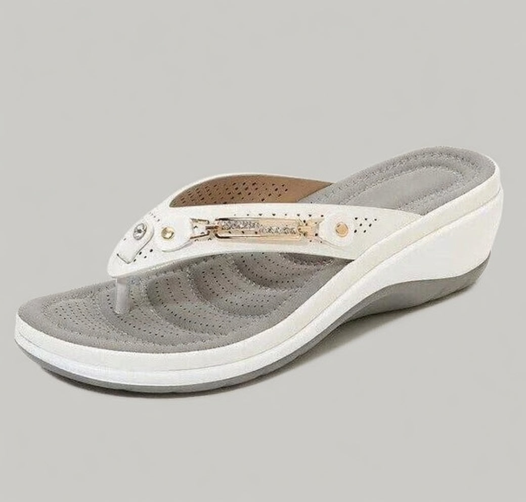 Sorena dames teenslippers orthopedisch comfort met steunzool