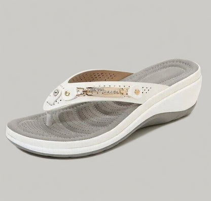 Sorena dames teenslippers orthopedisch comfort met steunzool