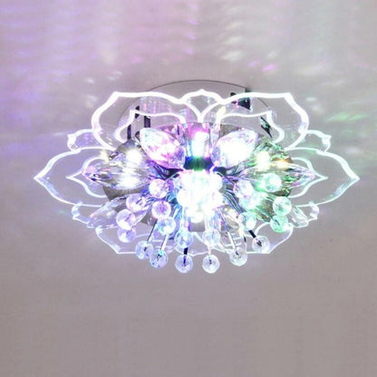 Elegante bloeiende LED kristallen kroonluchter voor woninginrichting verlichting