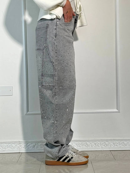 Jasmijn Dames Wijde Spijkerbroek – Loose Fit Jeans met Comfortabele Pasvorm