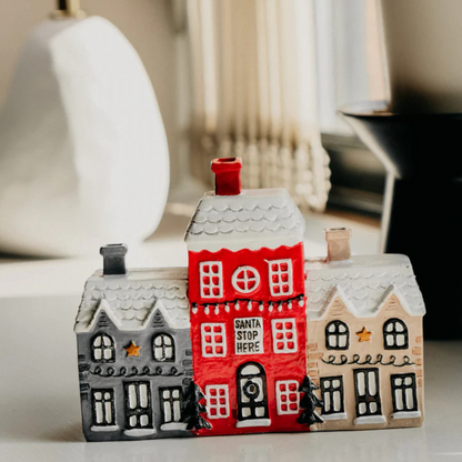 Fleur Rookhuis Decoratie – Sfeervol Kerstdorp met Rookeffect