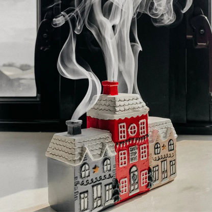 Fleur Rookhuis Decoratie – Sfeervol Kerstdorp met Rookeffect