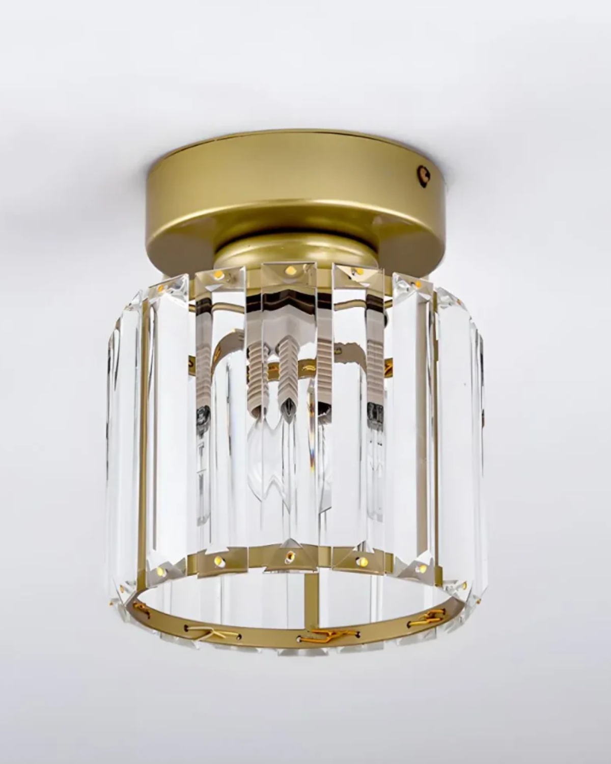 Prismalux Plafondlamp – Glazen Designlamp met Warme Gloed