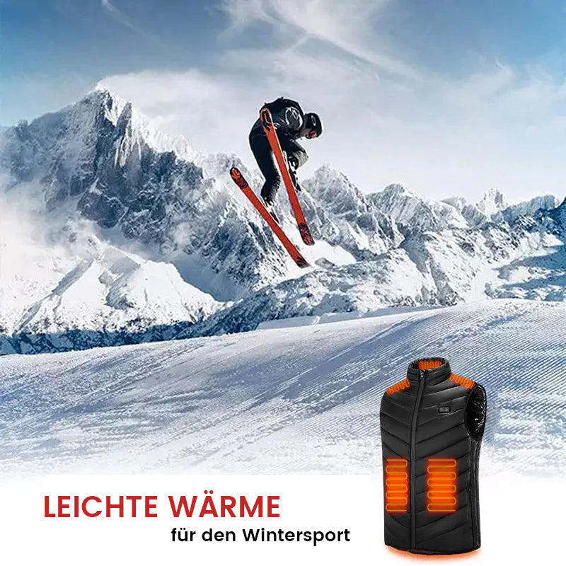 Verwarmd Dames- en Herenvest met Drie Warmtestanden en LED-bediening
