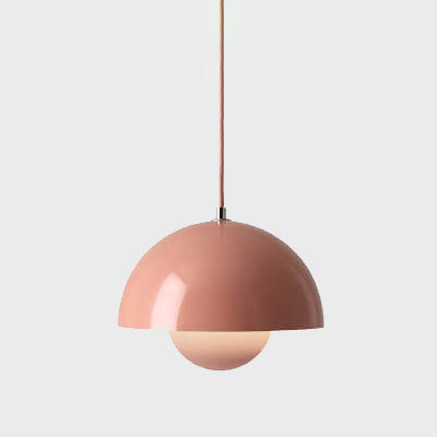 Scandinavische Halve Cirkel Hanglamp – Moderne 1-Licht Plafondlamp