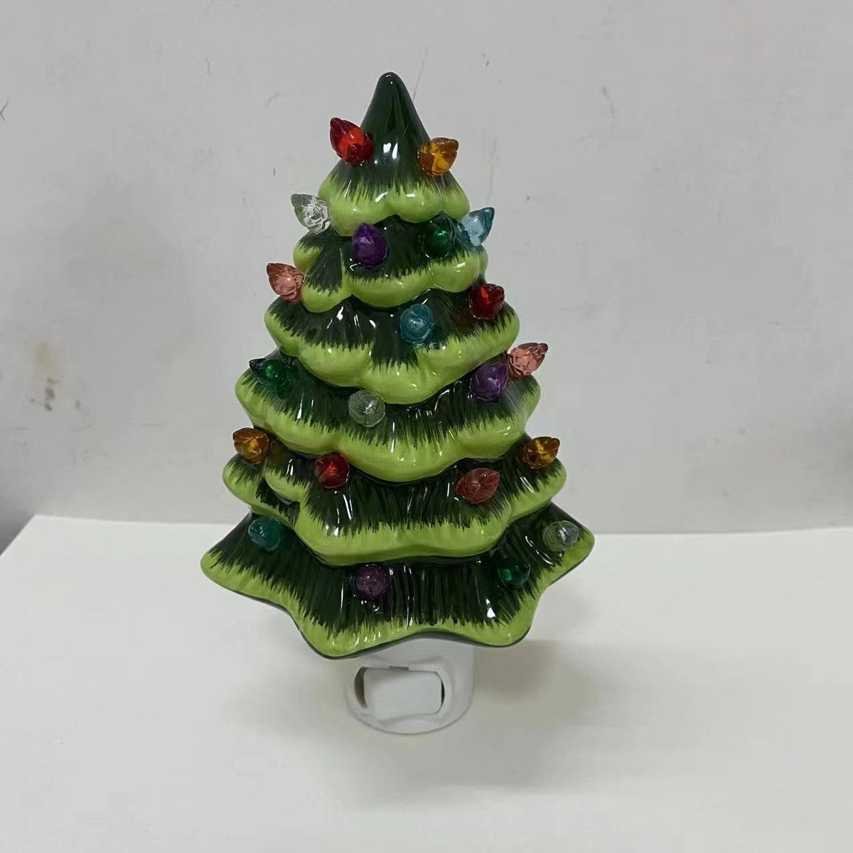 KerstGloed Kerstboom Nachtlamp met Kleurrijke Verlichting