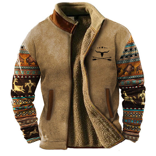 Bram Heren Fleecejack met Hoge Kraag – Warm en Comfortabel