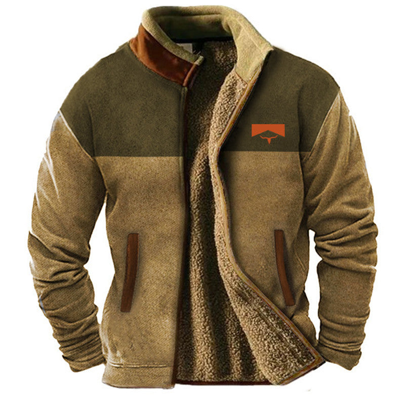 Bram Heren Fleecejack met Hoge Kraag – Warm en Comfortabel