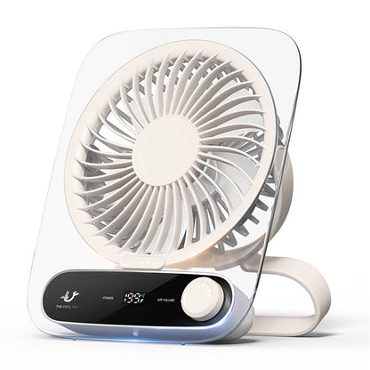 SilentBreeze Draagbare Bureauventilator met Instelbare Snelheden