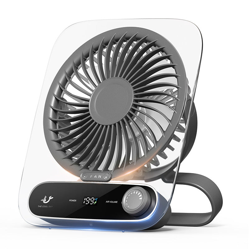 SilentBreeze Draagbare Bureauventilator met Instelbare Snelheden