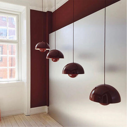 Scandinavische Halve Cirkel Hanglamp – Moderne 1-Licht Plafondlamp