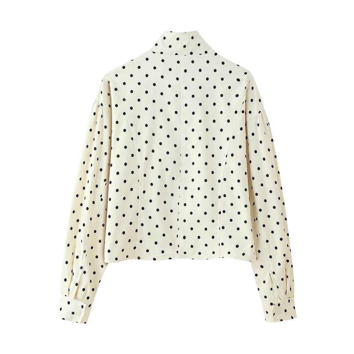 Vrouwen Gequilt Kort Jack met Polka Dots-patroon
