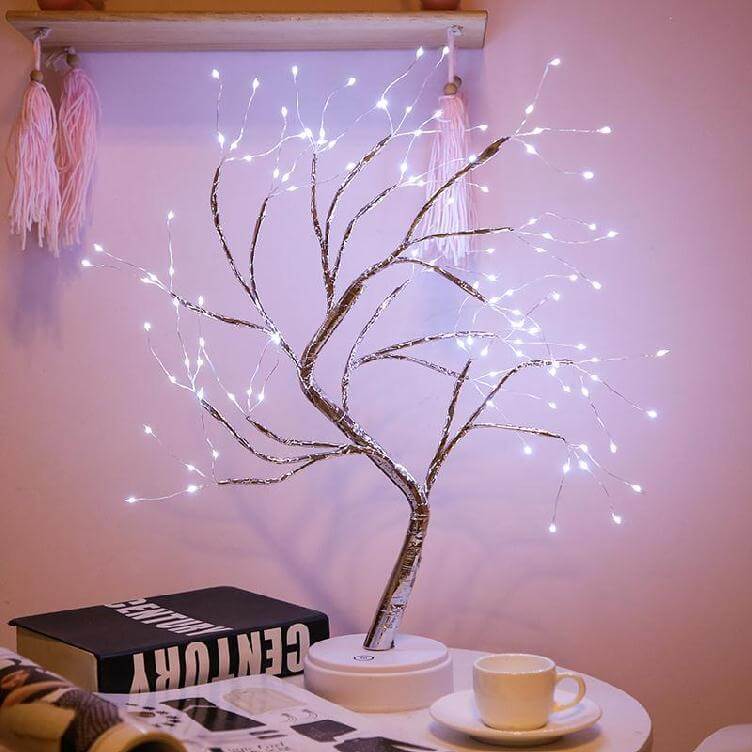 LED Tafellamp met Kleurrijke Boomverlichting
