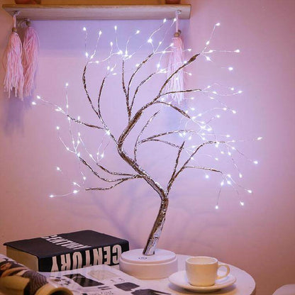 LED Tafellamp met Kleurrijke Boomverlichting