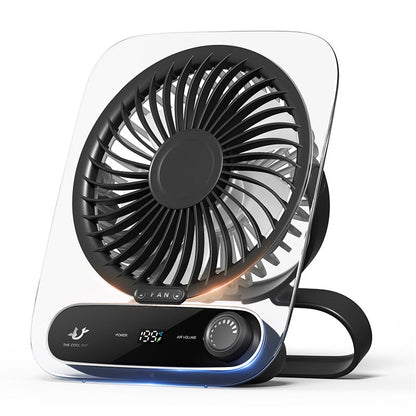 SilentBreeze Draagbare Bureauventilator met Instelbare Snelheden