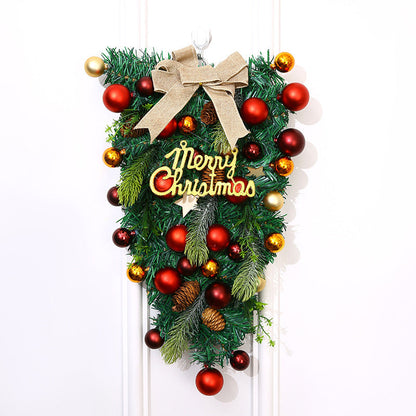 Kerstkrans Rosella – Decoratieve Kerstkrans met Rode en Gouden Details
