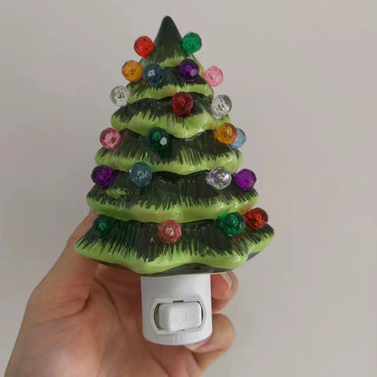 KerstGloed Kerstboom Nachtlamp met Kleurrijke Verlichting
