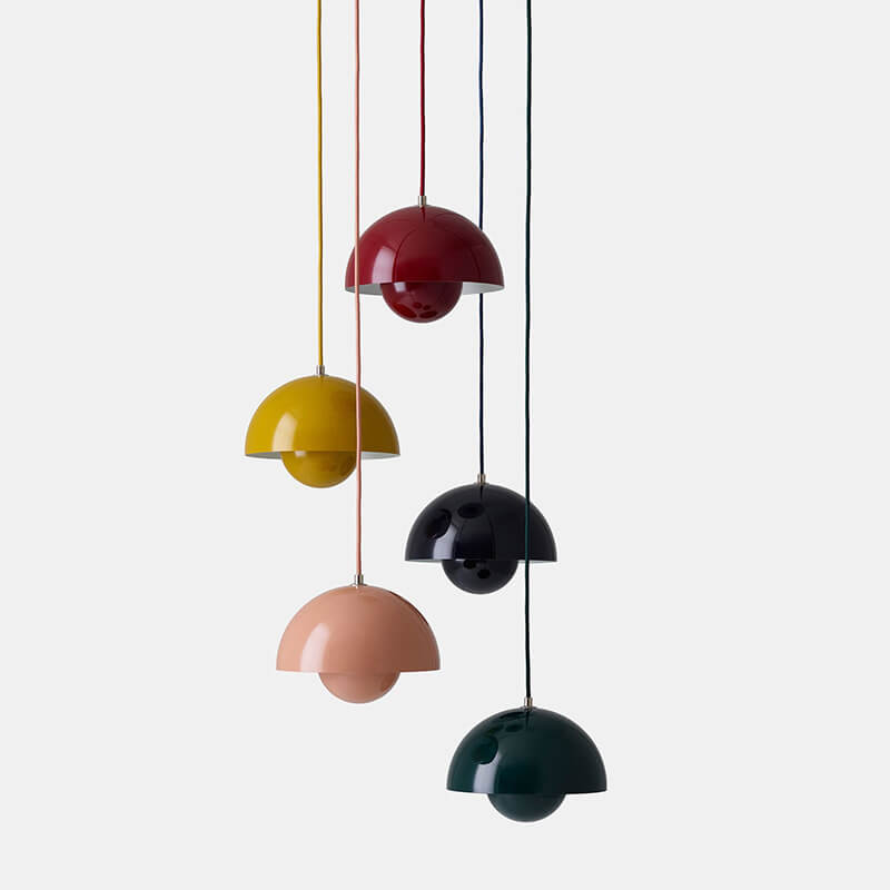 Scandinavische Halve Cirkel Hanglamp – Moderne 1-Licht Plafondlamp