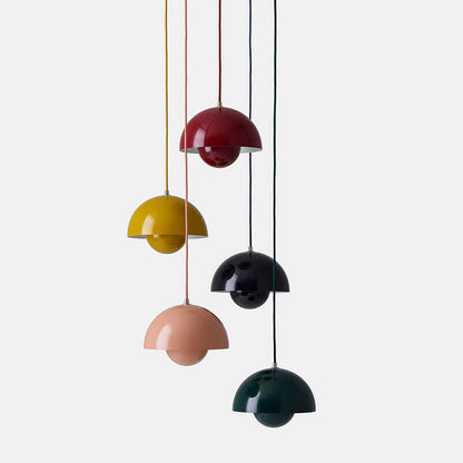 Scandinavische Halve Cirkel Hanglamp – Moderne 1-Licht Plafondlamp