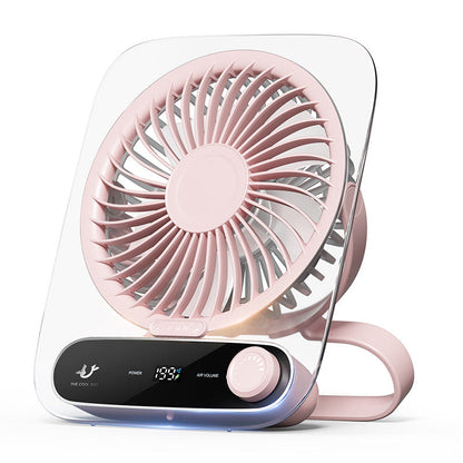 SilentBreeze Draagbare Bureauventilator met Instelbare Snelheden