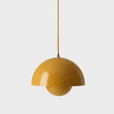 Scandinavische Halve Cirkel Hanglamp – Moderne 1-Licht Plafondlamp