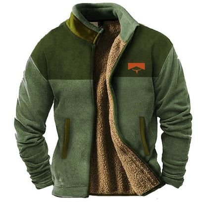 Bram Heren Fleecejack met Hoge Kraag – Warm en Comfortabel