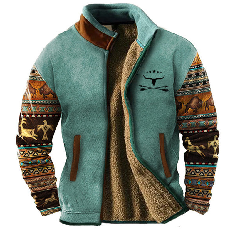 Bram Heren Fleecejack met Hoge Kraag – Warm en Comfortabel