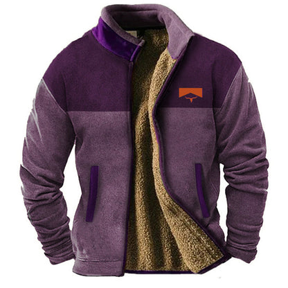 Bram Heren Fleecejack met Hoge Kraag – Warm en Comfortabel