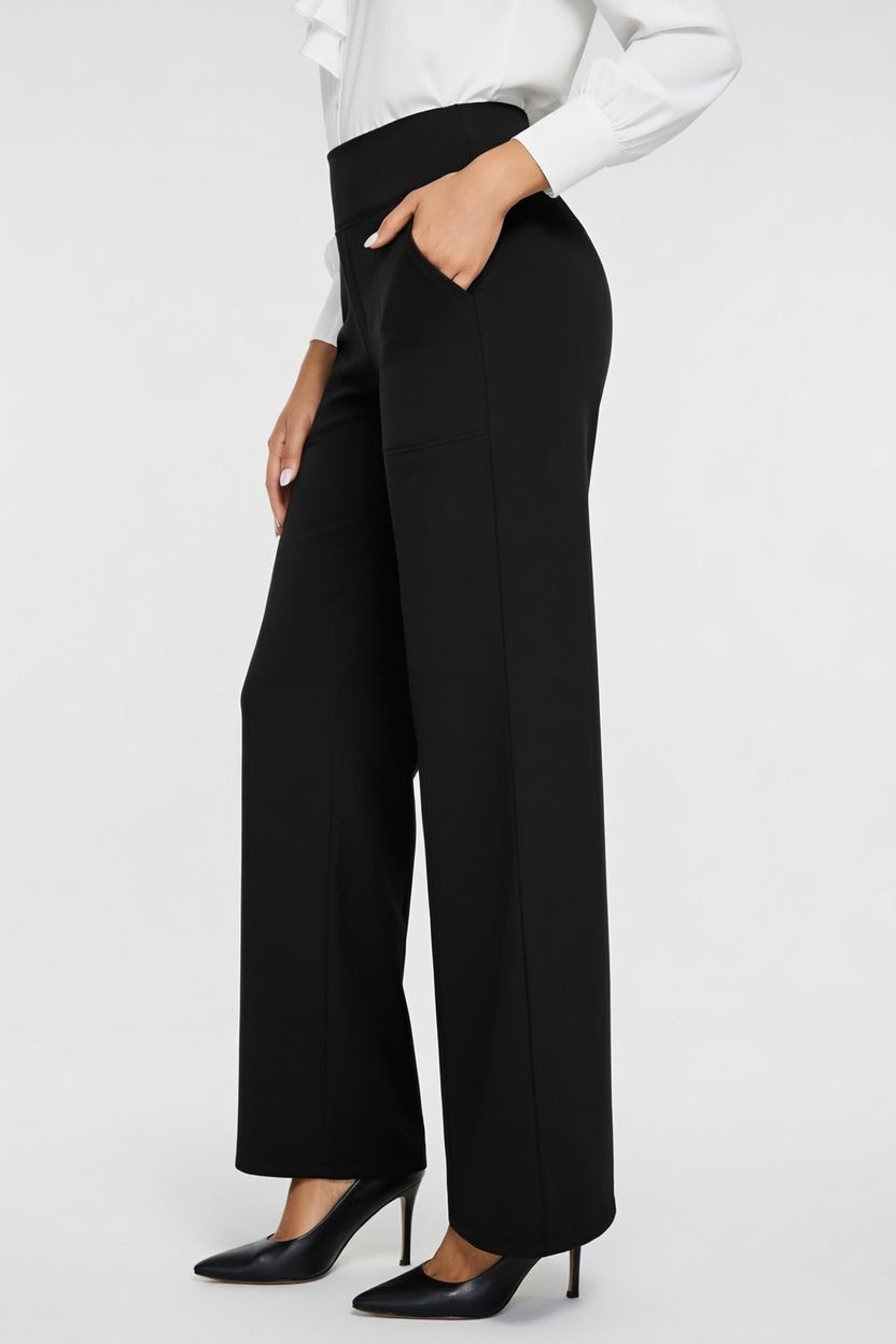 ComfortStretch Damesbroek – Hoge Taille Elastische Comfort Fit Broek
