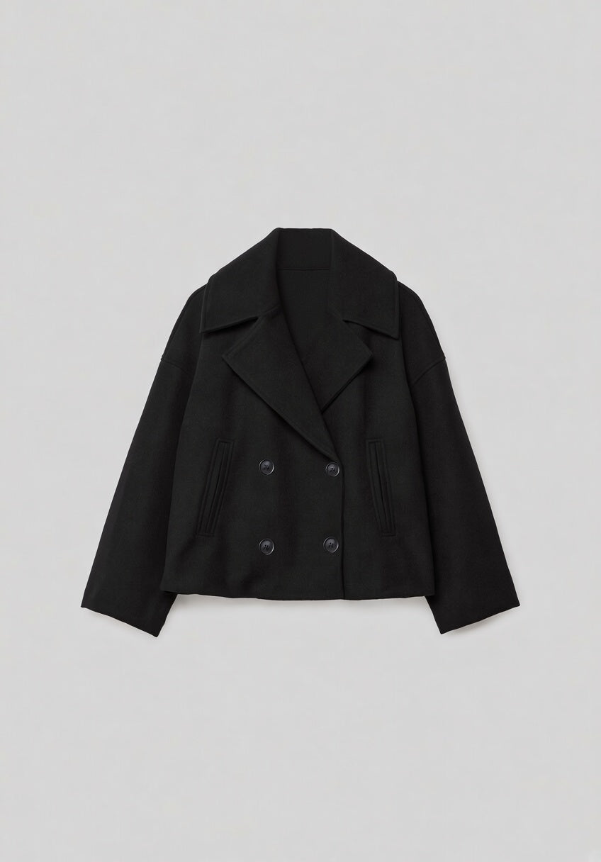 Valmira Korte Double-Breasted Jas voor Dames