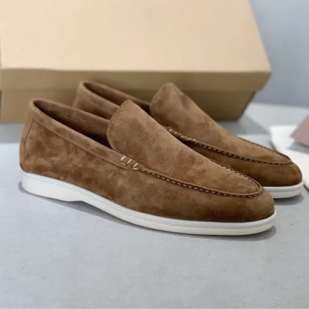 Velaro Luxe Suède Loafers Heren Comfortabele Instappers