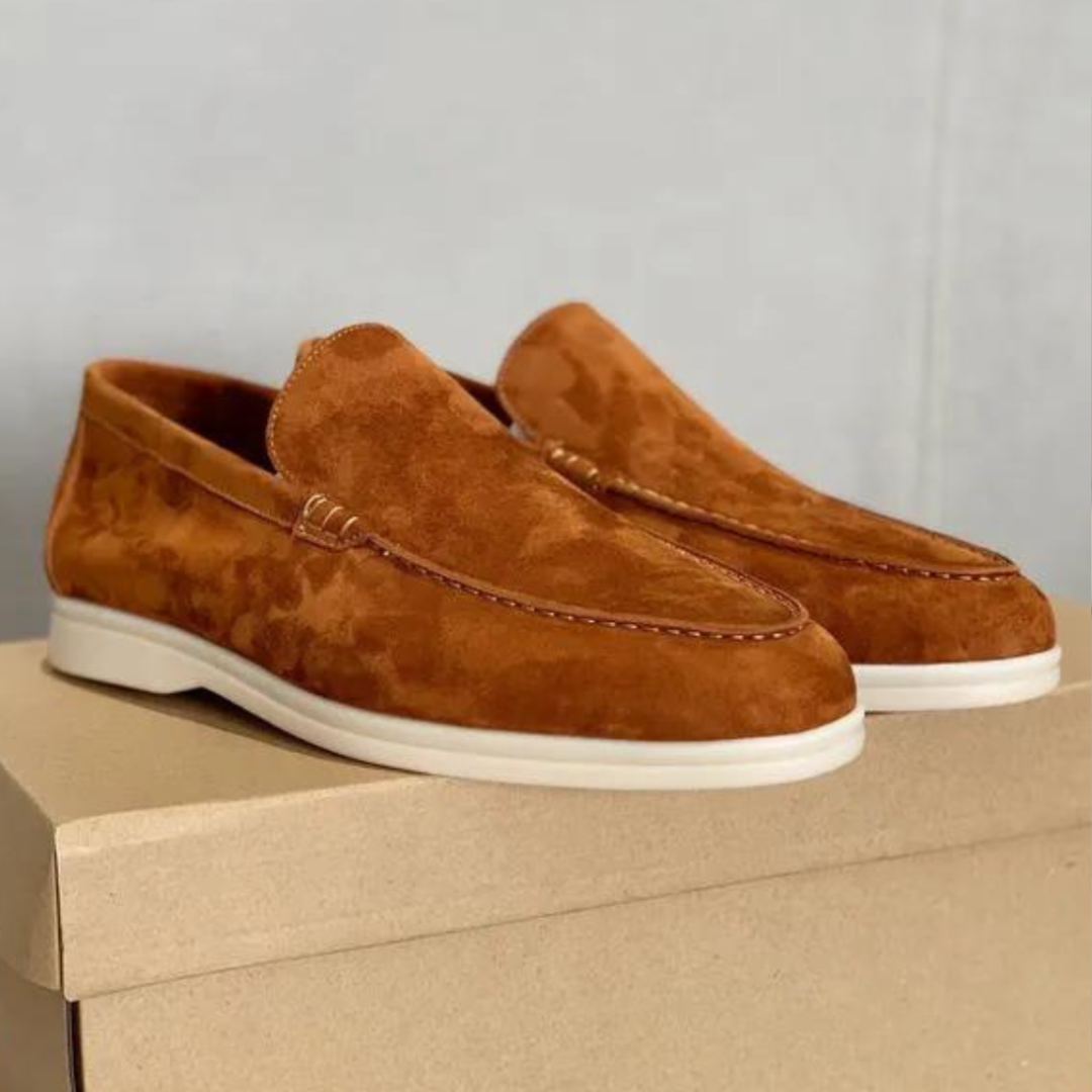 Velaro Luxe Suède Loafers Heren Comfortabele Instappers