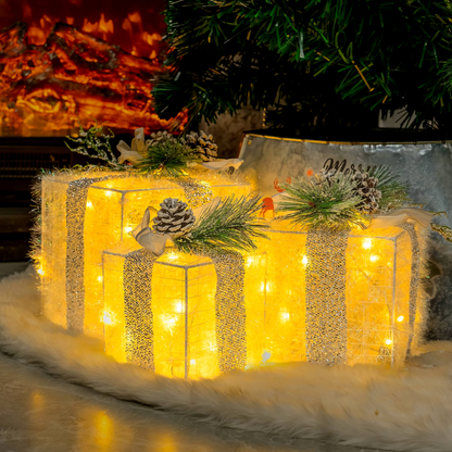 Verlichte Kerstcadeaus - Magische Decoratie