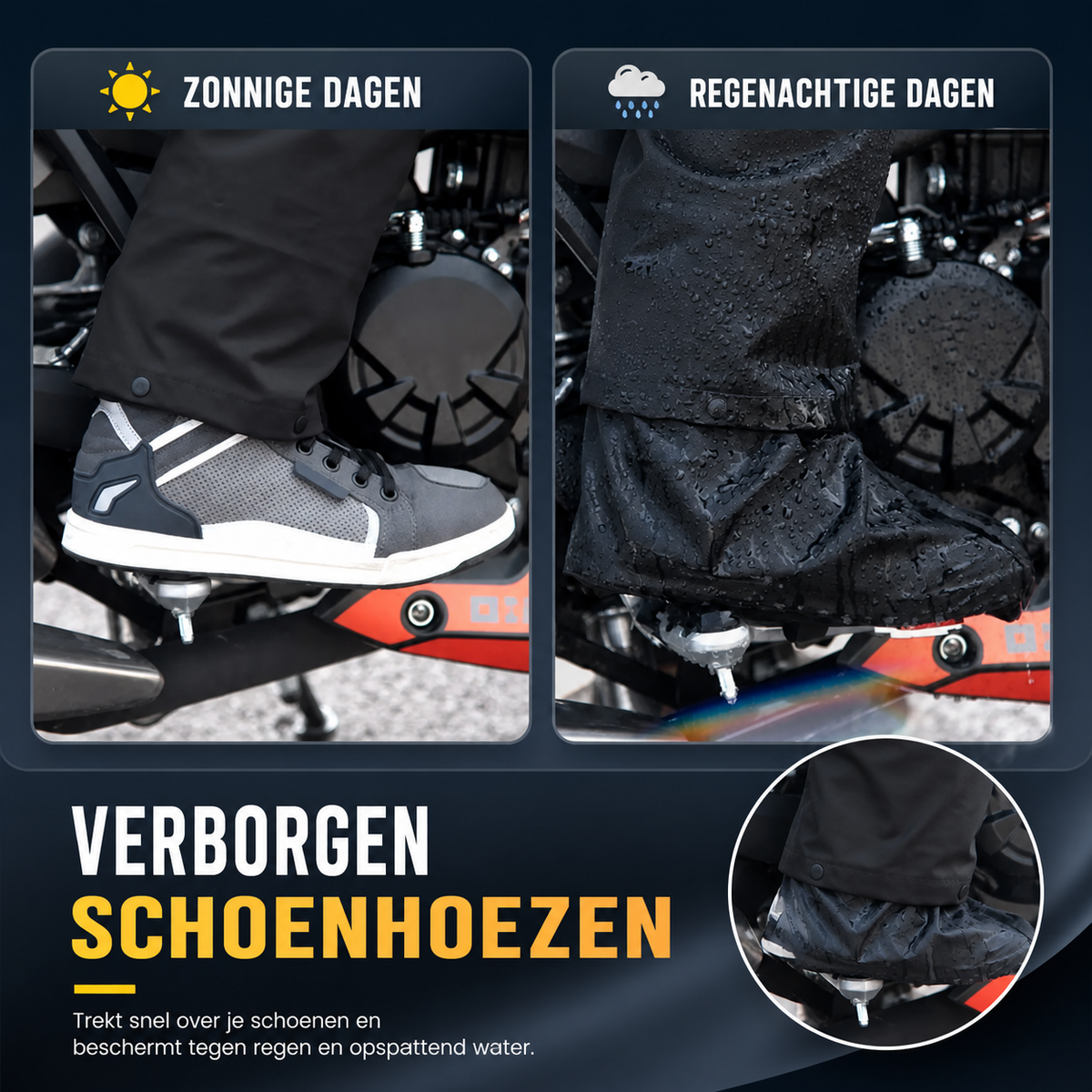 Waterdicht Heren Regenpak – Reflecterend en Lichtgewicht